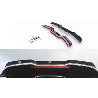 Spoiler CAP V.3 passend für Audi RS3 8V / 8V FL Sportback schwarz Hochglanz