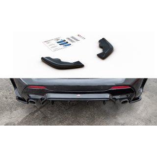 Heck Ansatz Flaps Diffusor V.3 passend für BMW 1er F40 M-Paket/ M135i schwarz Hochglanz