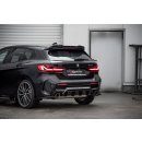 Diffusor Heck Ansatz V.1 passend für BMW 1er F40 M-Paket/ M135i schwarz matt