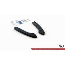 Heck Ansatz Flaps Diffusor passend für Audi S6 / A6 S-Line C7 FL schwarz Hochglanz