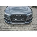 Front Ansatz passend für Audi S6 / A6 S-Line C7 FL  schwarz matt