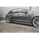 Seitenschweller Ansatz passend für Audi S6 / A6 S-Line C7 FL