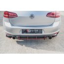 Diffusor Heck Ansatz passend für Heckschürze V.2 passend für VW Golf 7 GTI