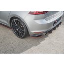 Rennen Haltbarkeit Heck Ansatz Flaps Diffusor passend für L + R V.2 VW Golf 7 GTI