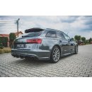 Dokladki Progów Audi S6 / A6 S-Line C7 FL  schwarz matt