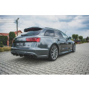 Dokladki Progów Audi S6 / A6 S-Line C7 FL  Carbon Look