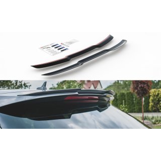 Spoiler CAP passend für passend für Audi S6 / A6 S-Line C7 Avant Carbon Look Carbon Look