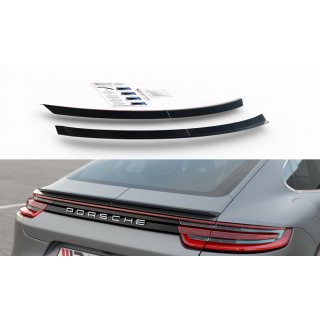 Spoiler CAP passend für Porsche Panamera Turbo / GTS 971 schwarz Hochglanz