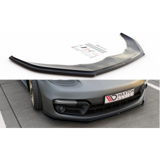 Front Ansatz passend für Porsche Panamera Turbo / GTS 971 schwarz matt