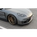 Front Ansatz passend für Porsche Panamera Turbo / GTS 971 schwarz matt