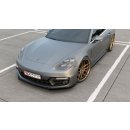 Front Ansatz passend für Porsche Panamera Turbo / GTS 971 schwarz matt