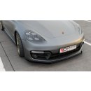 Front Ansatz passend für Porsche Panamera Turbo / GTS 971 schwarz matt