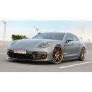 Front Ansatz passend für Porsche Panamera Turbo / GTS 971 schwarz matt