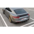 Diffusor Heck Ansatz passend für Porsche Panamera Turbo / GTS 971 schwarz matt