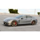 Seitenschweller Ansatz passend für Porsche Panamera Turbo / GTS 971 schwarz matt