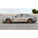 Seitenschweller Ansatz passend für Porsche Panamera Turbo / GTS 971 schwarz Hochglanz