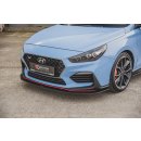 Robuste Racing Front Ansatz passend für + Flaps Hyundai I30 N Mk3 Hatchback / Fastback schwarz Hochglanz