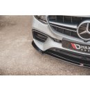 Front Ansatz V.1 passend für Mercedes-Benz E63 AMG Kombi/Sedan S213/W213 schwarz matt