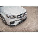 Front Ansatz V.1 passend für Mercedes-Benz E63 AMG Kombi/Sedan S213/W213 schwarz matt