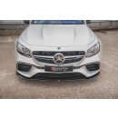 Front Ansatz V.1 passend für Mercedes-Benz E63 AMG Kombi/Sedan S213/W213 schwarz Hochglanz