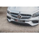 Front Ansatz V.2 passend für Mercedes-Benz E63 AMG Kombi/Sedan S213/W213 schwarz matt