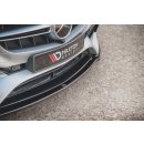 Front Ansatz V.2 passend für Mercedes-Benz E63 AMG Kombi/Sedan S213/W213 schwarz Hochglanz