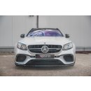 Front Ansatz V.2 passend für Mercedes-Benz E63 AMG Kombi/Sedan S213/W213 schwarz Hochglanz