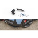 Rennen Haltbarkeit Heck Ansatz Flaps Diffusor passend für Hyundai I30 N Mk3 Hatchback