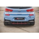 Rennen Haltbarkeit Heck Ansatz Flaps Diffusor passend für Hyundai I30 N Mk3 Hatchback