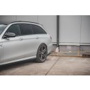 Heck Ansatz Flaps Diffusor passend für Mercedes-Benz E63 AMG Kombi S213 schwarz matt