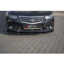 Front Ansatz passend für Honda Accord VIII (CU Series) Facelift schwarz matt