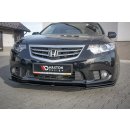 Front Ansatz passend für Honda Accord VIII (CU Series) Facelift schwarz matt