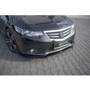 Front Ansatz passend für Honda Accord VIII (CU Series) Facelift schwarz Hochglanz