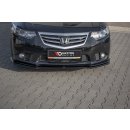 Front Ansatz passend für Honda Accord VIII (CU Series) Facelift Carbon Look