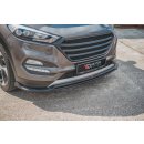 Front Ansatz passend für Hyundai Tucson Mk3 schwarz matt