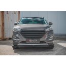 Front Ansatz passend für Hyundai Tucson Mk3 schwarz matt