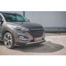 Front Ansatz passend für Hyundai Tucson Mk3 schwarz matt