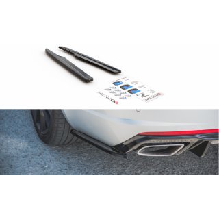 Heck Ansatz Flaps Diffusor V.2 passend für Skoda Octavia RS Mk3/Mk3 FL Hatchback/Kombi  Carbon Look