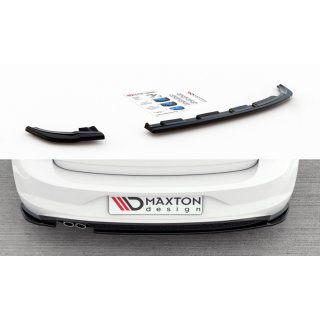 Heck Ansatz Flaps Diffusor V.2 passend für VW Polo GTI Mk6 Carbon Look