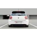 Heck Ansatz Flaps Diffusor V.2 passend für VW Polo GTI Mk6 Carbon Look