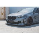 Front Ansatz V.5 passend für BMW 1er F40 M-Paket / M135i  schwarz Hochglanz