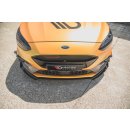 Robuste Racing Front Ansatz passend für + Flaps Ford Focus ST / ST-Line Mk4 schwarz Hochglanz