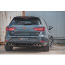 Diffusor Heck Ansatz V.3 passend für Seat Leon Cupra ST Mk3 FL