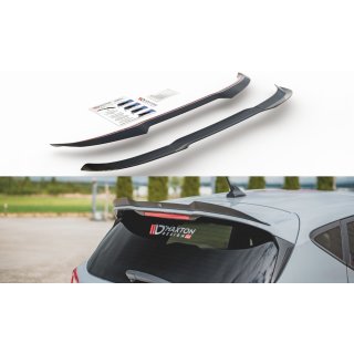 Spoiler CAP V.3 passend für Ford Fiesta Mk8 ST / ST-Line schwarz matt