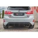 Heck Ansatz Flaps Diffusor passend für Ford FIesta Mk8 ST schwarz matt