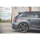 Heck Ansatz Flaps Diffusor V.1 passend für Audi RS3 8V Sportback schwarz Hochglanz