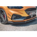 Front Ansatz V.7 passend für Ford Focus ST / ST-Line Mk4 schwarz matt