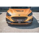 Front Ansatz V.7 passend für Ford Focus ST / ST-Line Mk4 schwarz Hochglanz