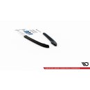 Heck Ansatz Flaps Diffusor passend für Audi S4 / A4 S-Line B8 Sedan Carbon Look