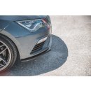 Front Ansatz V.4 passend für Seat Leon Cupra / FR Mk3 FL schwarz matt